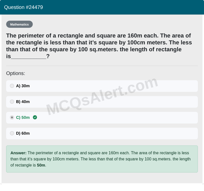 Question Screenshot