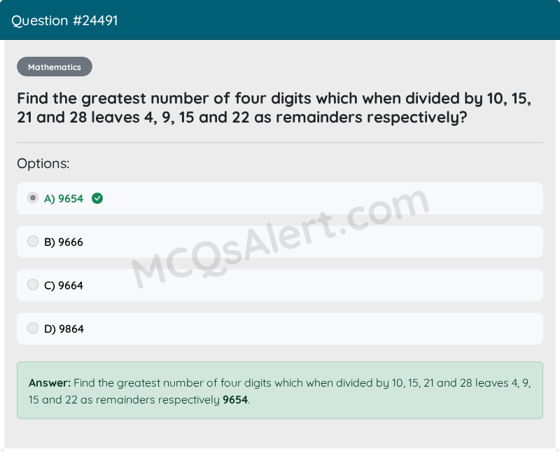 Question Screenshot