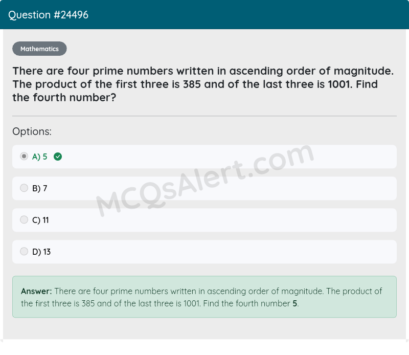 Question Screenshot