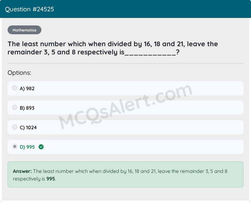 Question Screenshot