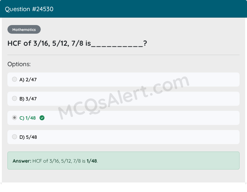 Question Screenshot