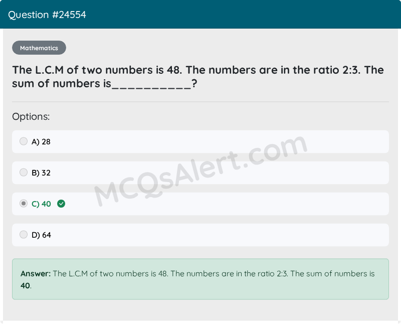 Question Screenshot