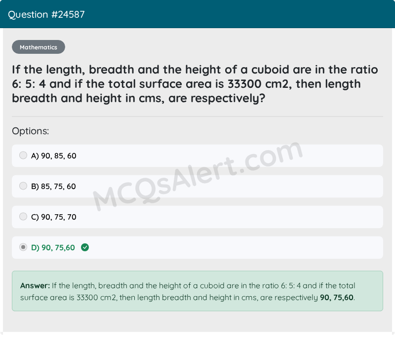 Question Screenshot