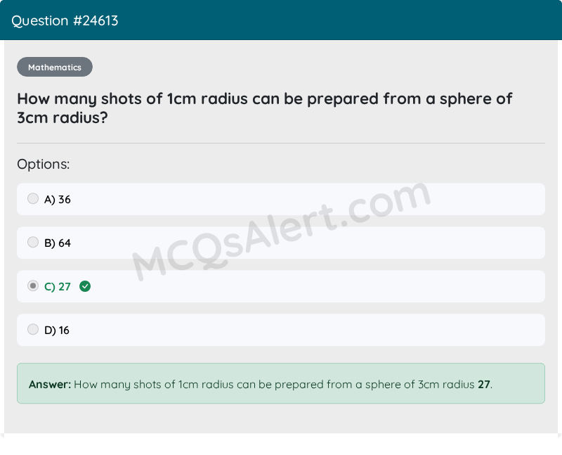 Question Screenshot