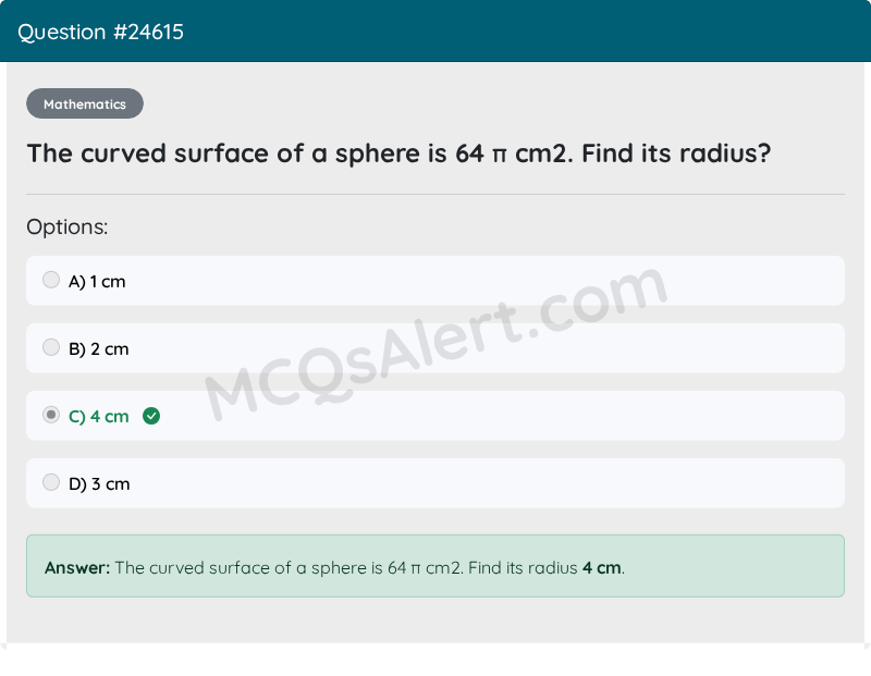 Question Screenshot