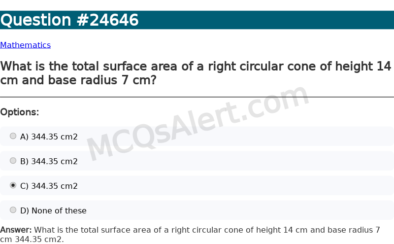 Question Screenshot