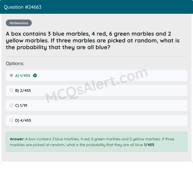 Question Screenshot