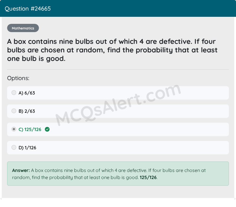 Question Screenshot