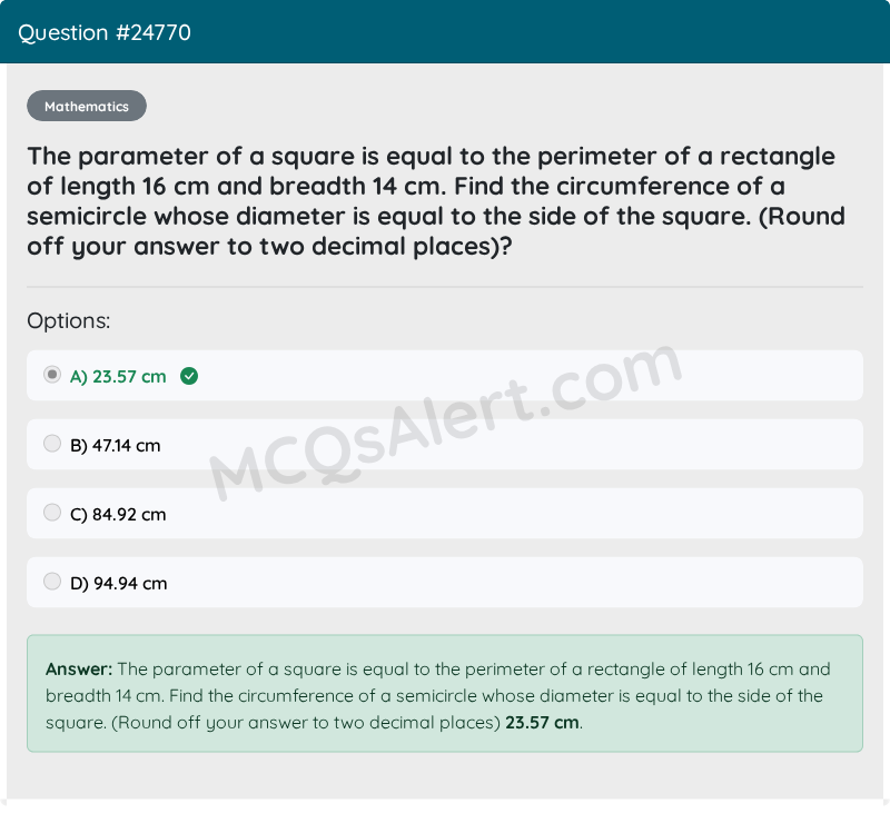 Question Screenshot