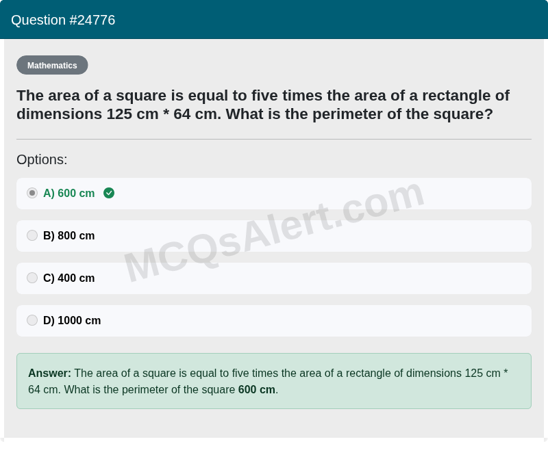 Question Screenshot