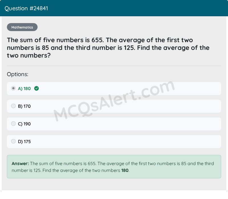 Question Screenshot
