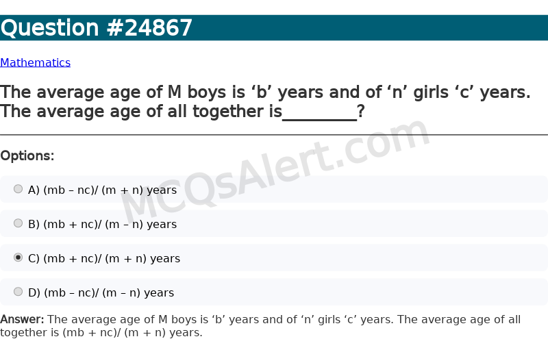 Question Screenshot