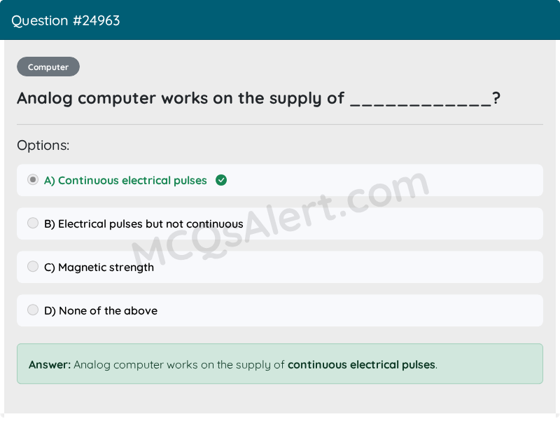 Question Screenshot