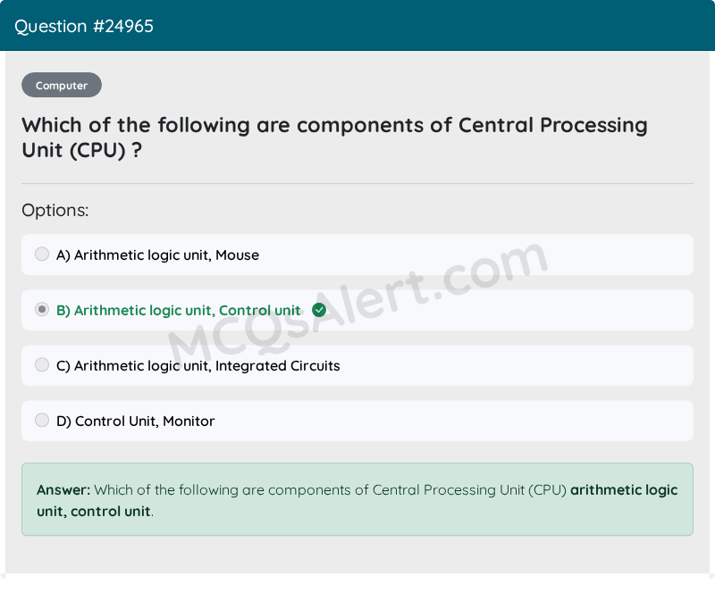 Question Screenshot