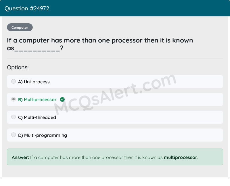 Question Screenshot