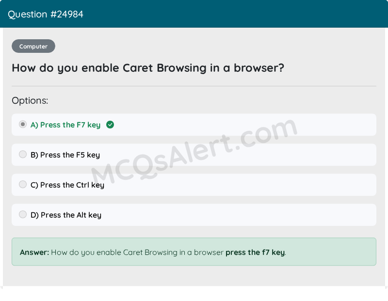 Question Screenshot