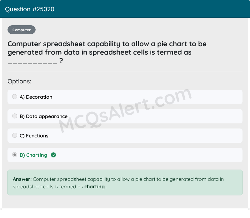 Question Screenshot