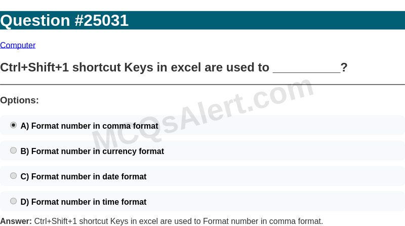 Question Screenshot
