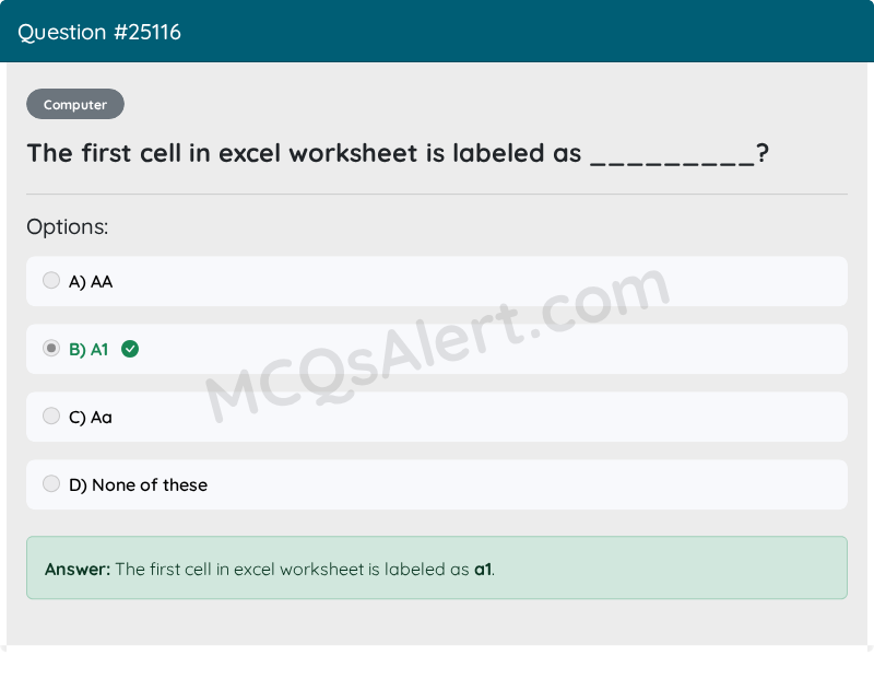 Question Screenshot