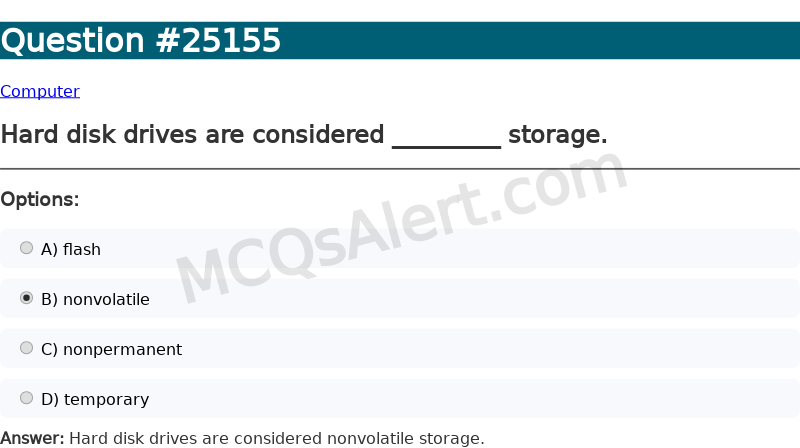 Question Screenshot