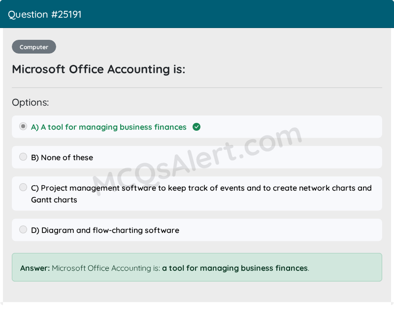Question Screenshot