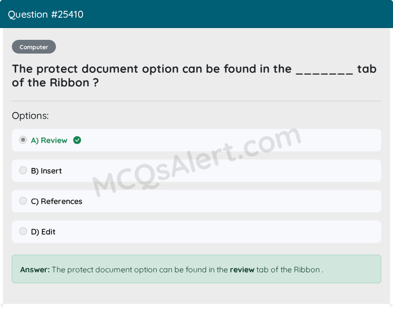 Question Screenshot