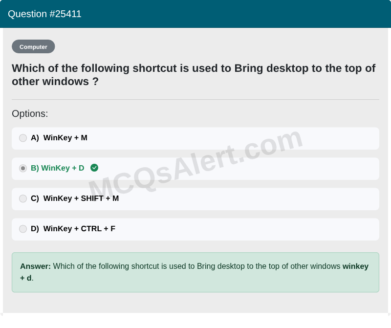 Question Screenshot