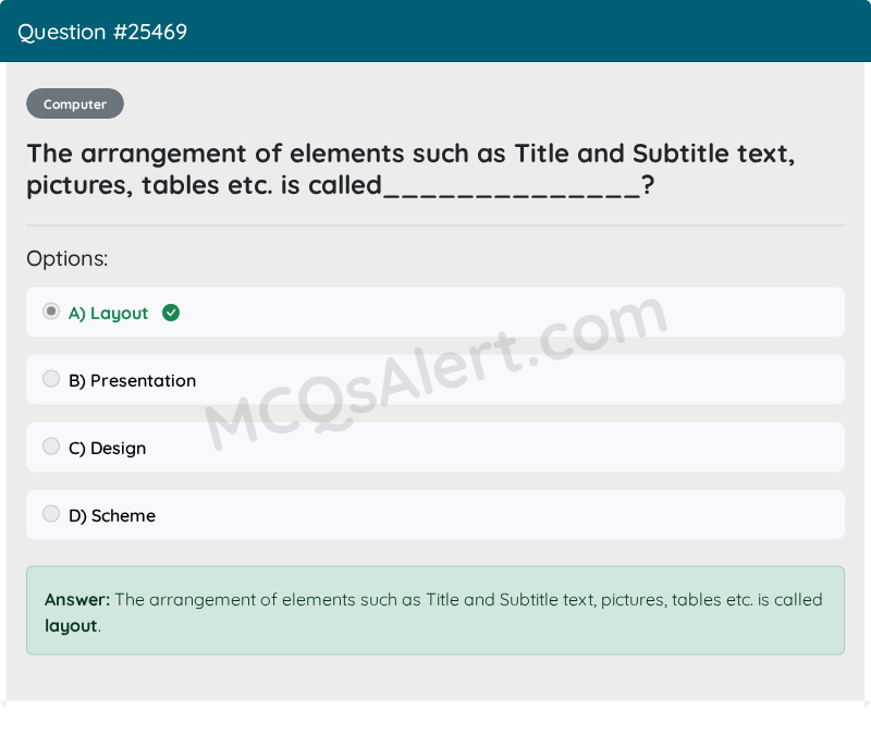 Question Screenshot
