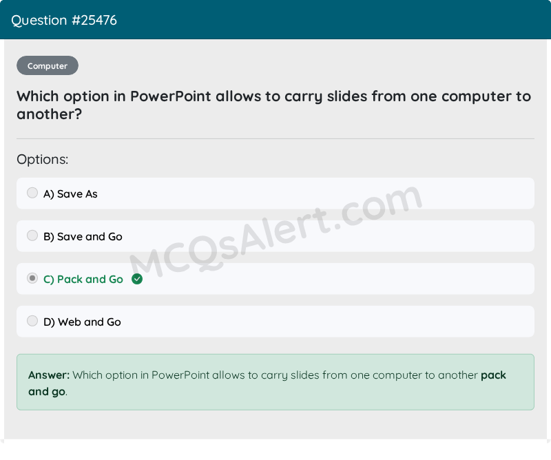 Question Screenshot