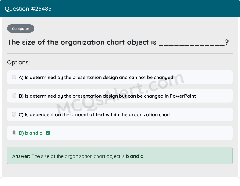 Question Screenshot