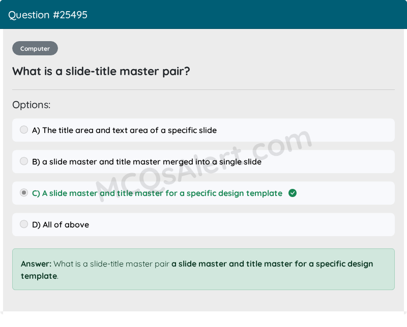 Question Screenshot