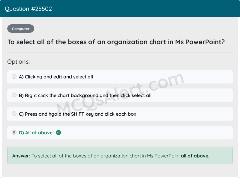 Question Screenshot