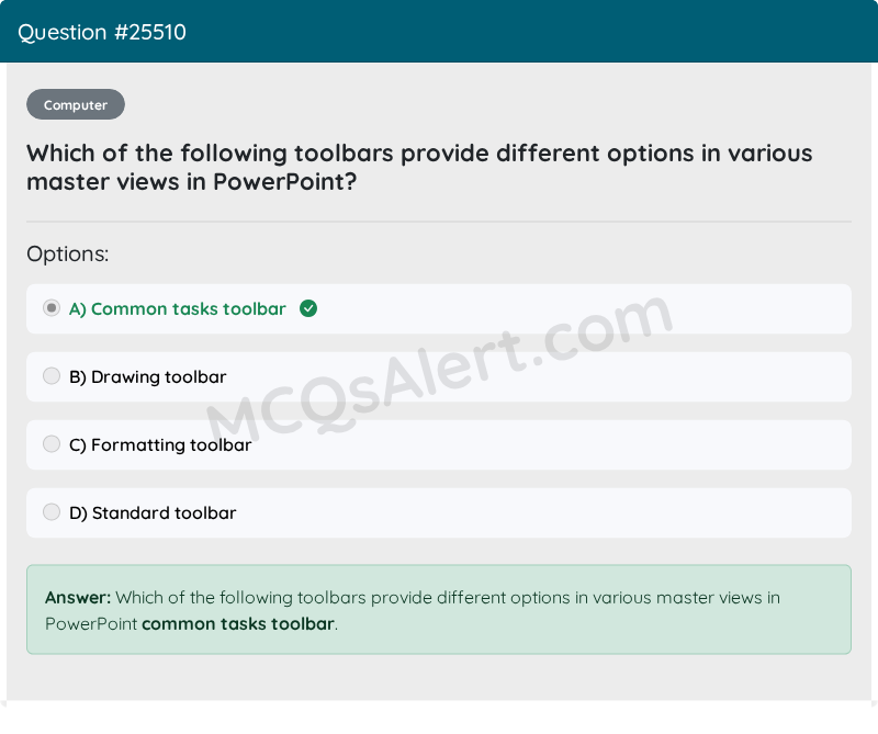 Question Screenshot