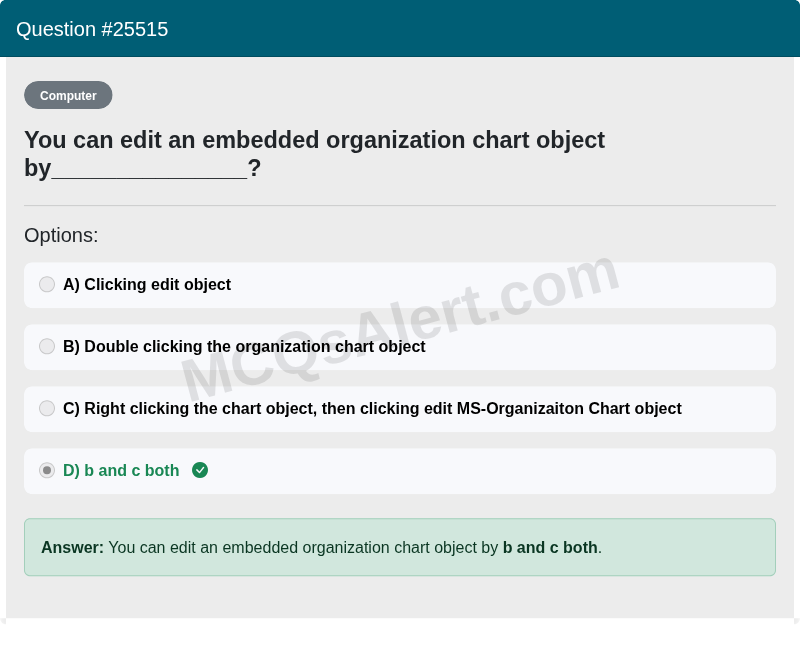 Question Screenshot