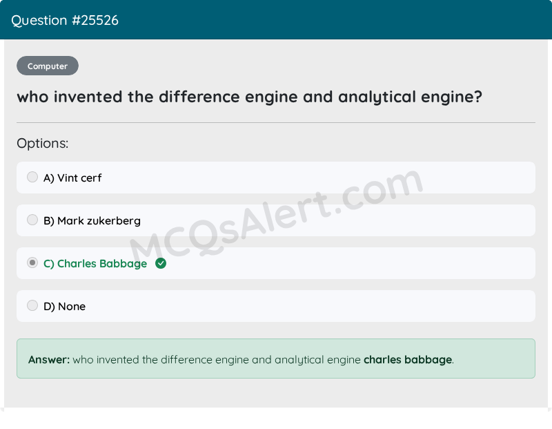Question Screenshot
