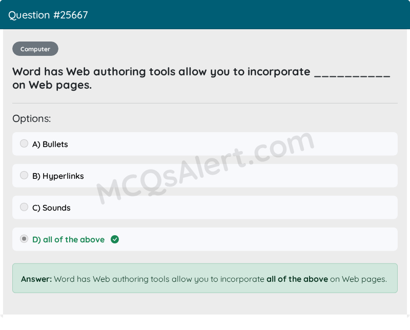 Question Screenshot