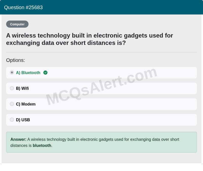 Question Screenshot