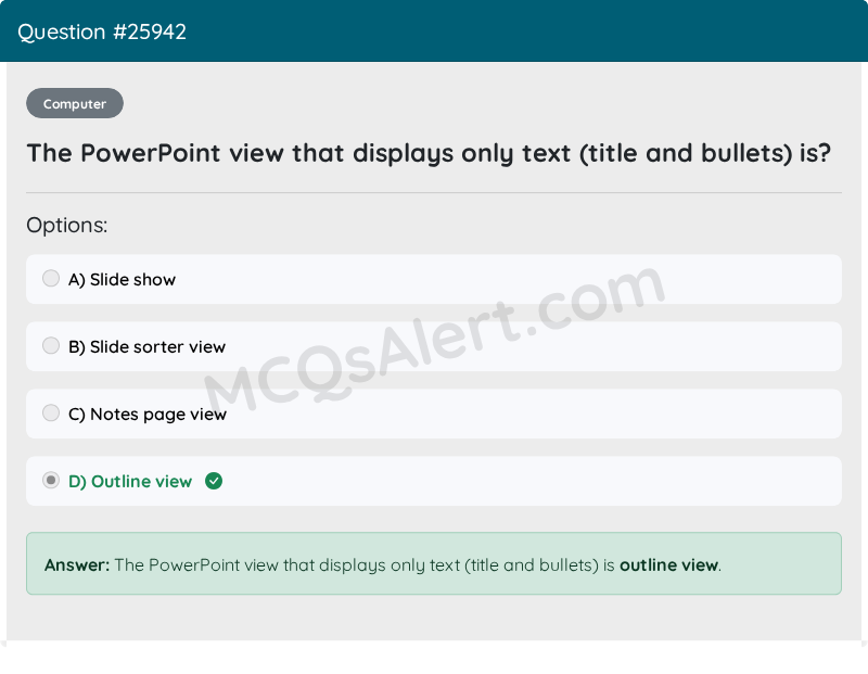 Question Screenshot