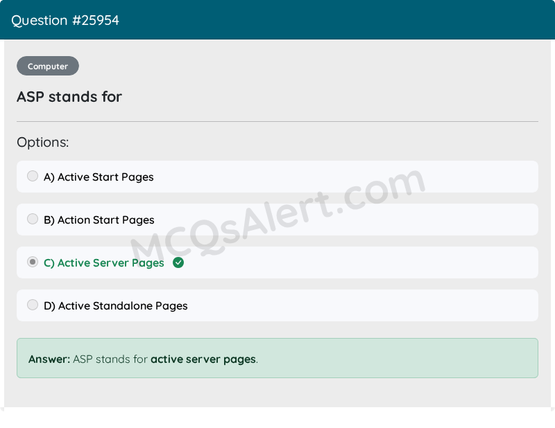 Question Screenshot