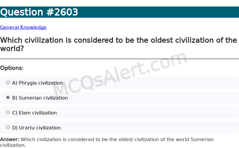 Question Screenshot
