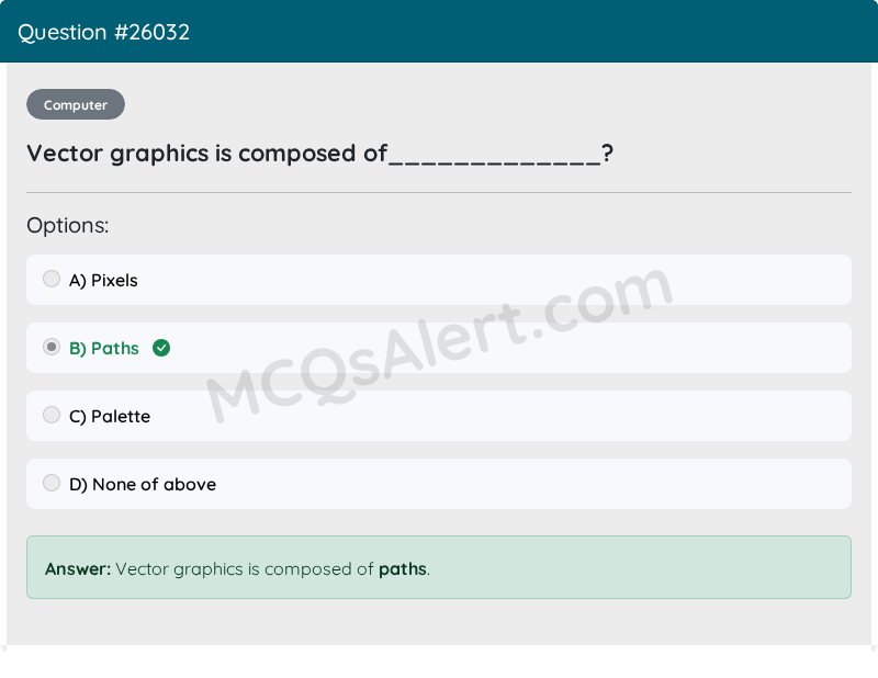 Question Screenshot