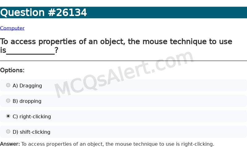 Question Screenshot