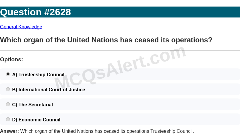 Question Screenshot