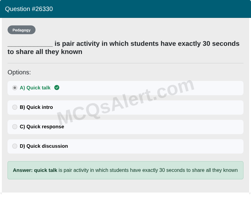 Question Screenshot