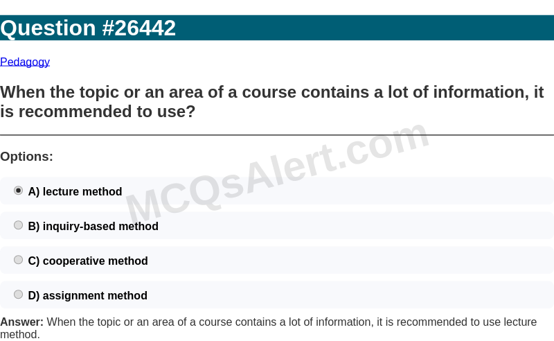Question Screenshot