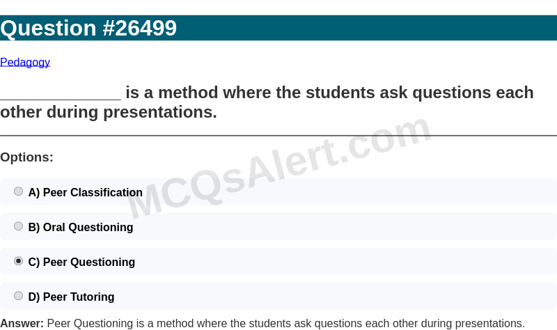 Question Screenshot