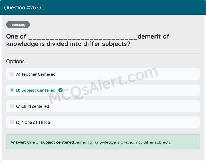 Question Screenshot