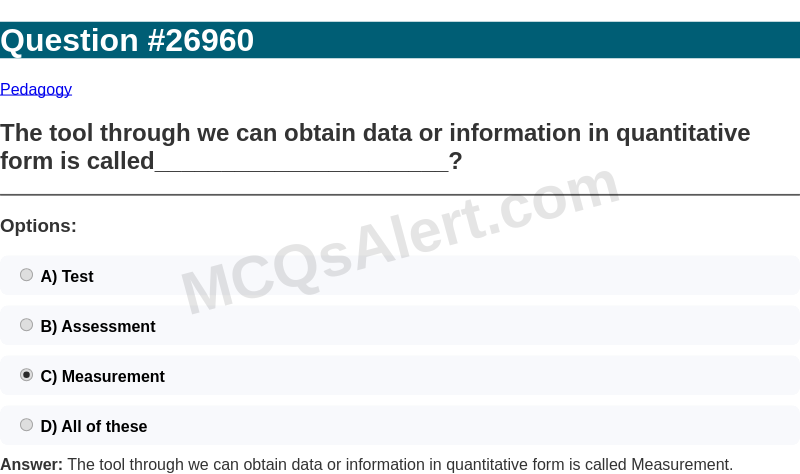Question Screenshot