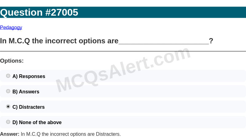 Question Screenshot
