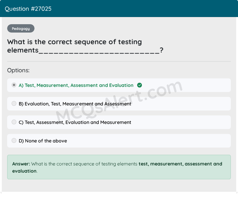 Question Screenshot